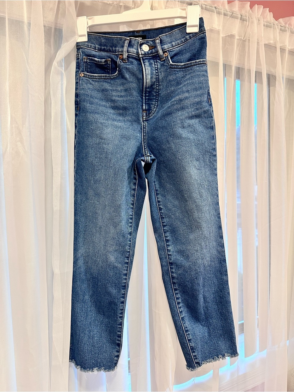 CLOSET CLEAN OUT - Express Mom Jean - Super High-Rise -  Straight Leg